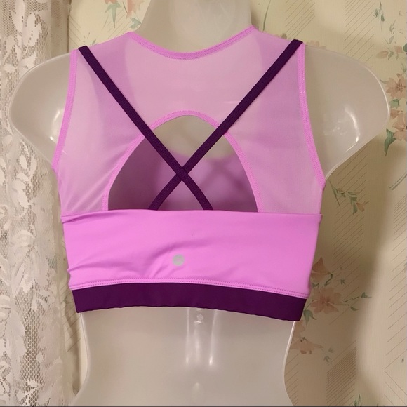 Avia Purple Athletic Bra - Picture 4 of 5